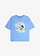 T-shirt z motywem myszki Mickey, loose fit, czysta bawełna, kolor: niebieski z nadrukiem