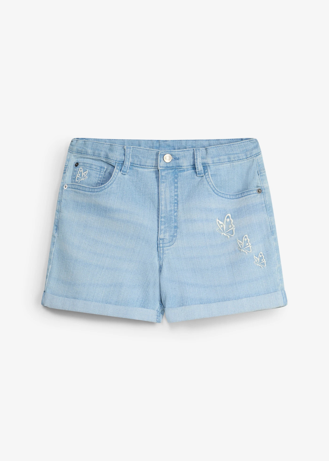 Short en jean, taille mi-haute • bleu clair denim • product-page.page-title-suffix