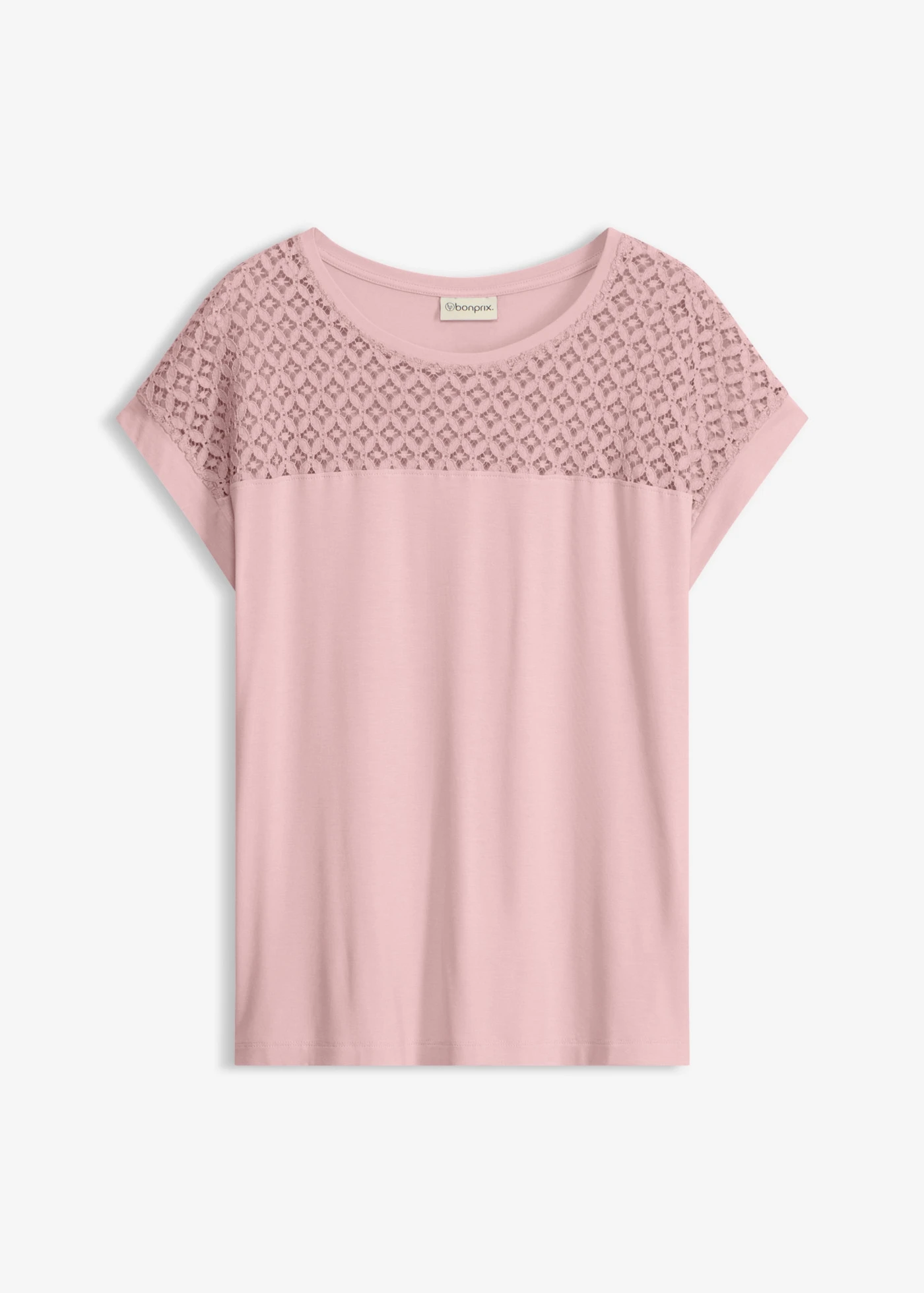 T-shirt doux en viscose extensible • rose clair • product-page.page-title-suffix
