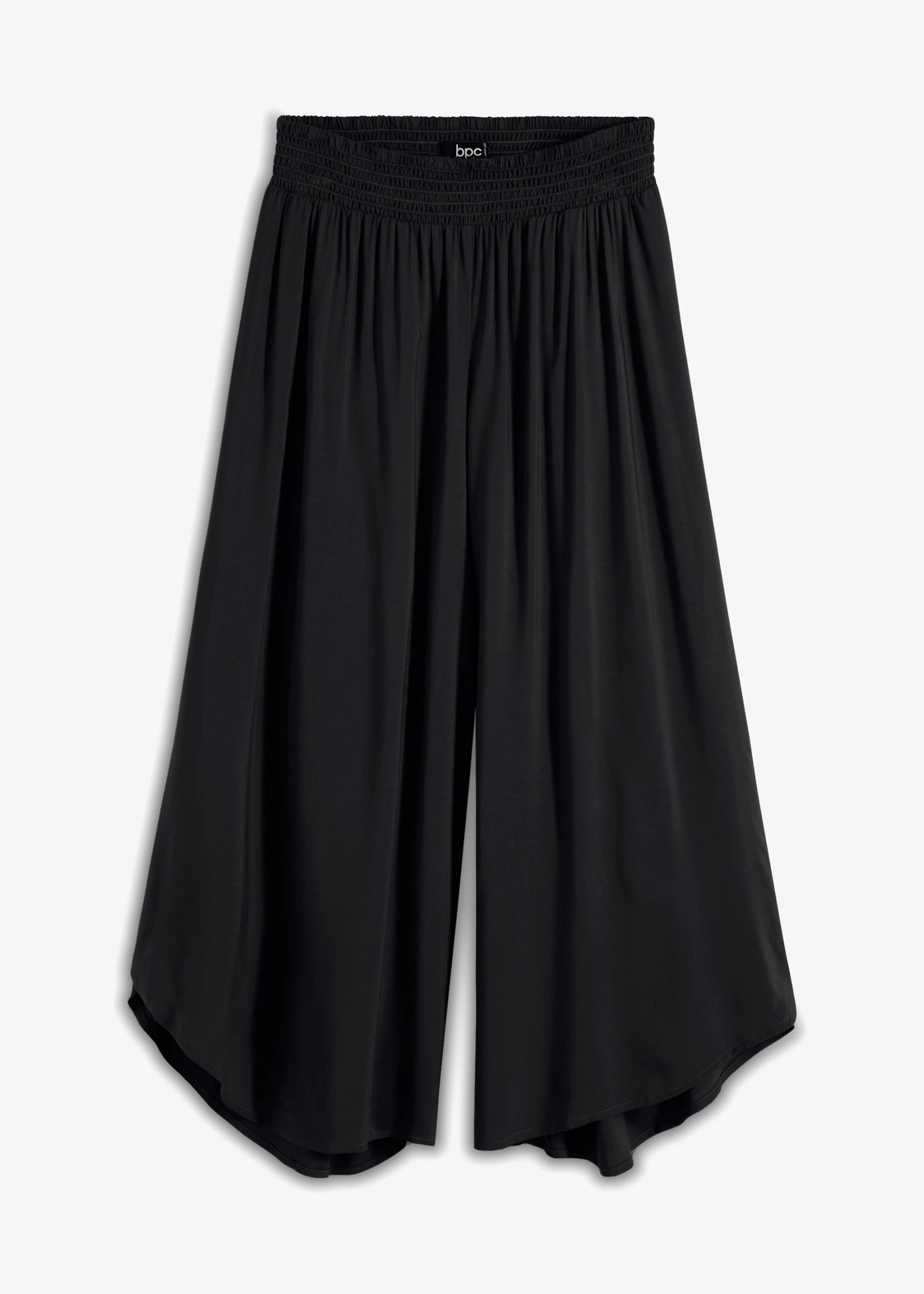 Culotte nadrág puha viszkózból • fekete • bonprix áruház