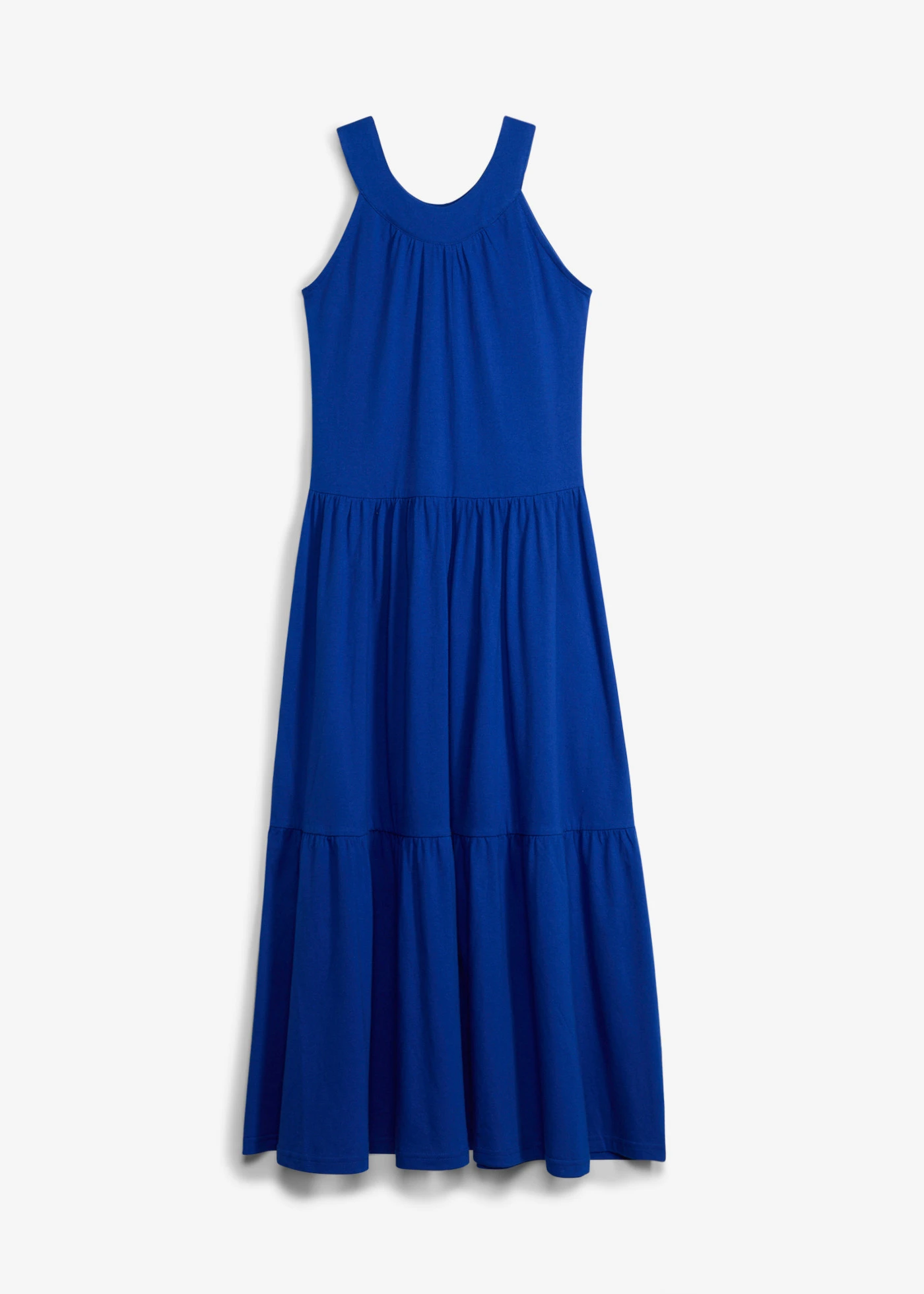 Jersey maxi jurk van biologisch katoen • kobaltblauw • product-page.page-title-suffix