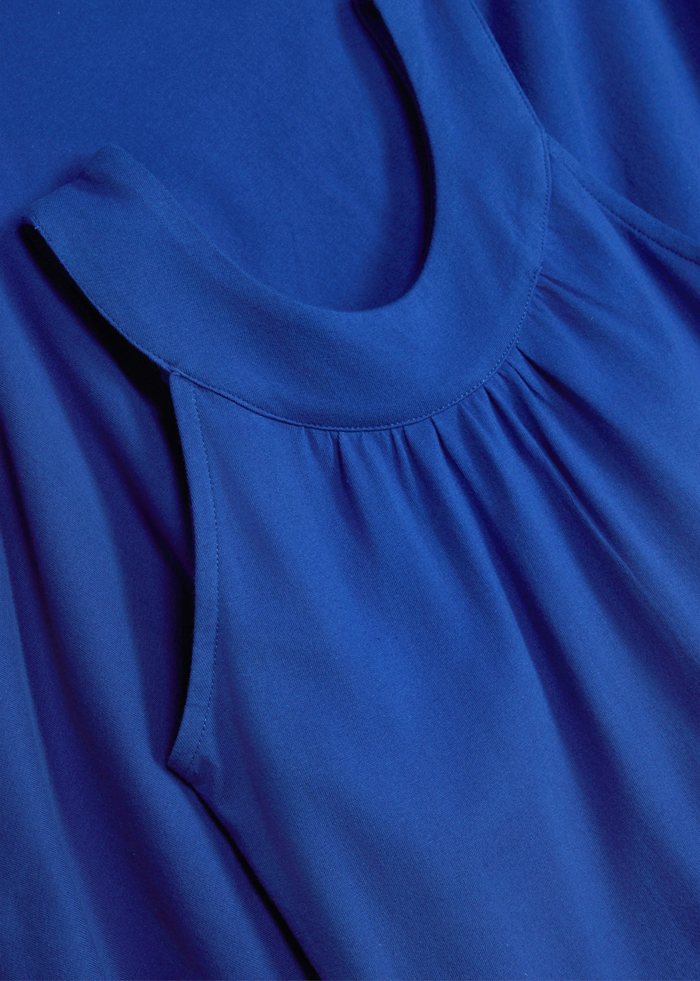 Jersey maxi jurk van biologisch katoen • kobaltblauw • product-page.page-title-suffix