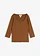 Shirt van een zachte modalmix, Kleur: toffee