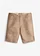 Tiroler short van imitatieleer, Kleur: bruin