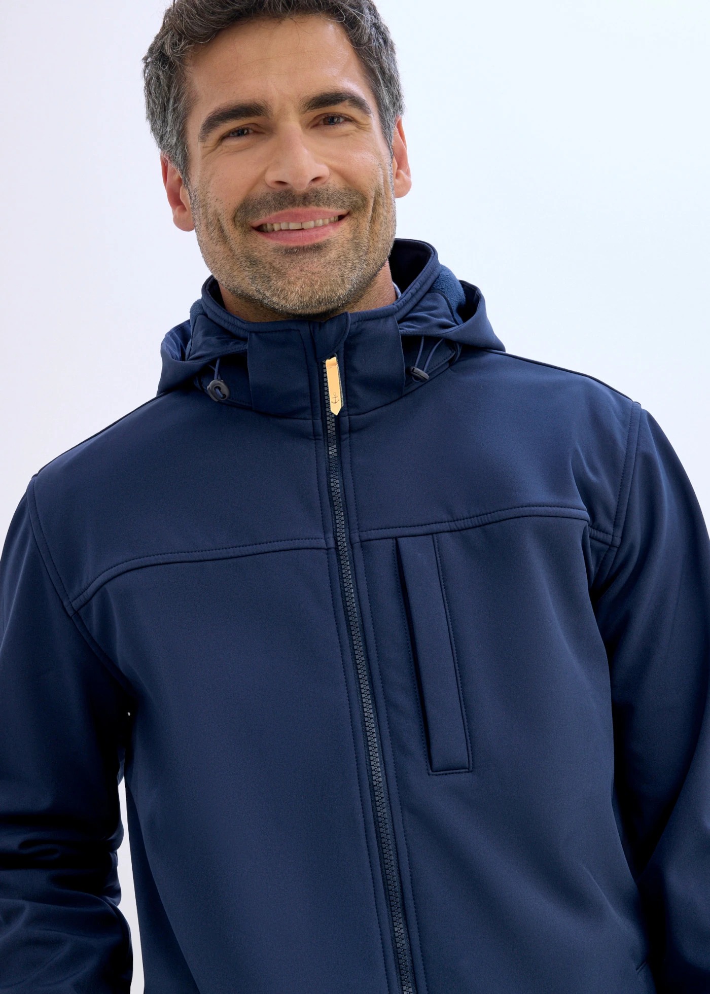 Waterafstotende softshell parka • donkerblauw • bonprix online shop