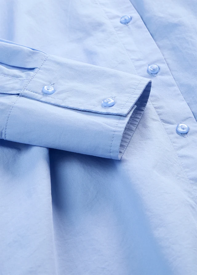 Chemisier 100% coton • bleu nacré • Boutique bonprix