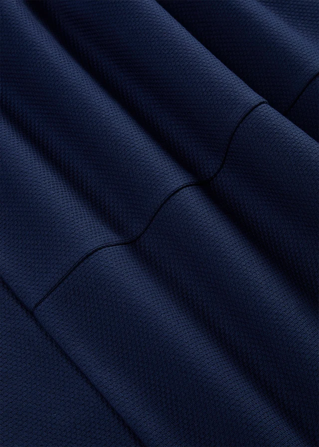 Gestructureerd interlock-shirt van een katoenmix • donkerblauw • bonprix online shop