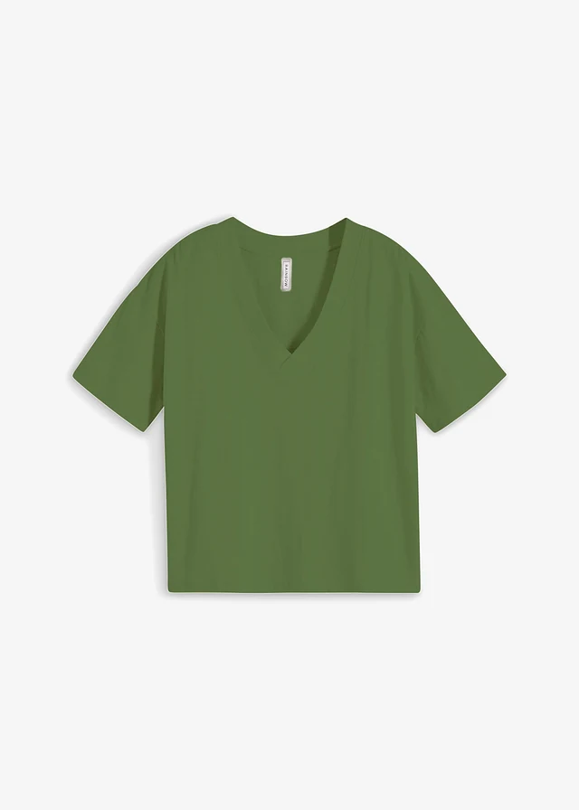 Shirt oversize z czystej bawełny organicznej