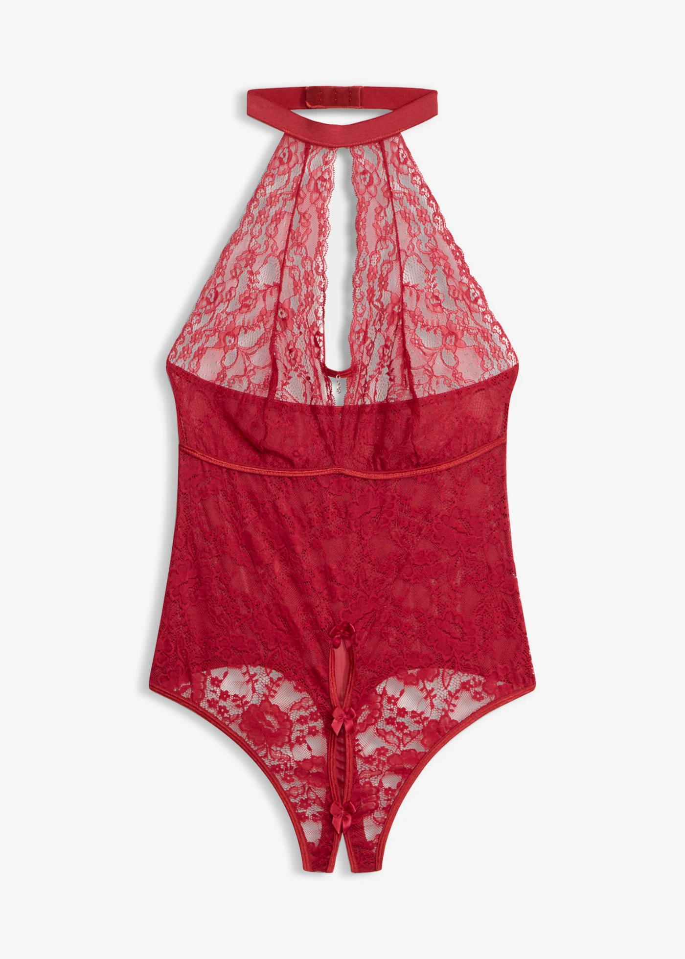 Body ze stringami ouvert • czerwono-pomarańczowy • sklep bonprix