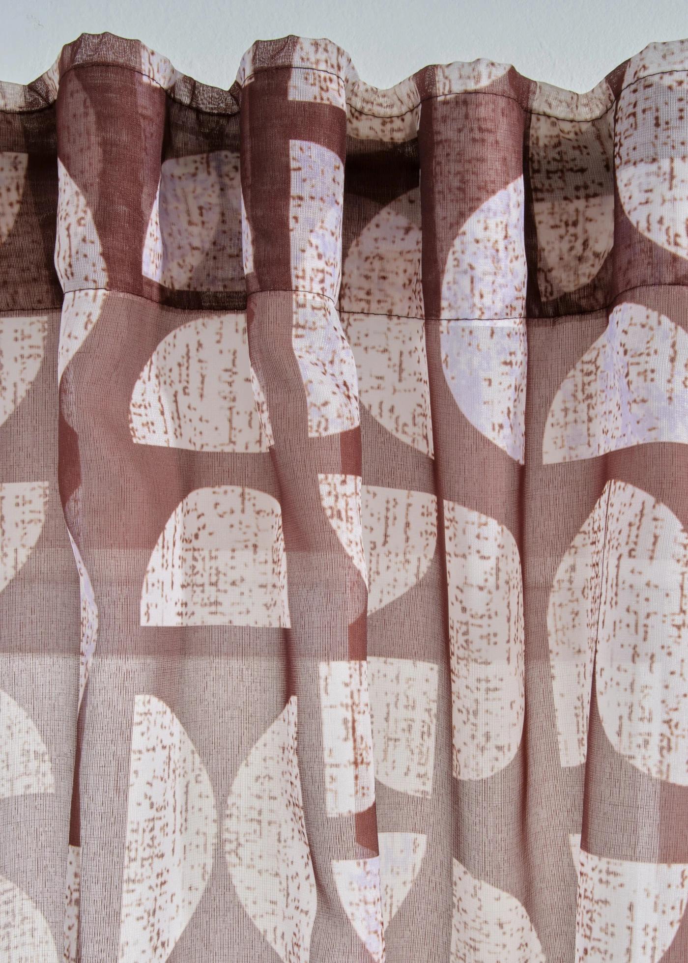 Voilage finement texturé (1 pce) • beige/marron • Boutique bonprix