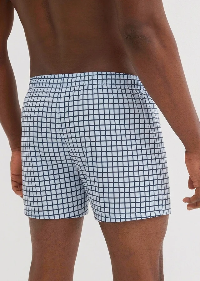 Wijde jersey boxershort van katoen (set van 3) • poederblauw/donkerblauw geruit • product-page.page-title-suffix