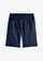 Bermuda met linnen, Kleur: donkerblauw