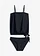 Tankini oversize à bretelles amovibles (ens. 2 pces), Couleur: noir