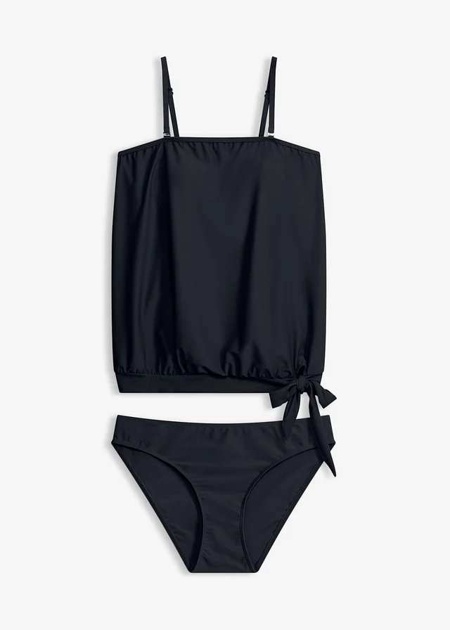 Tankini oversize cu bretele detașabile (set/2 piese)