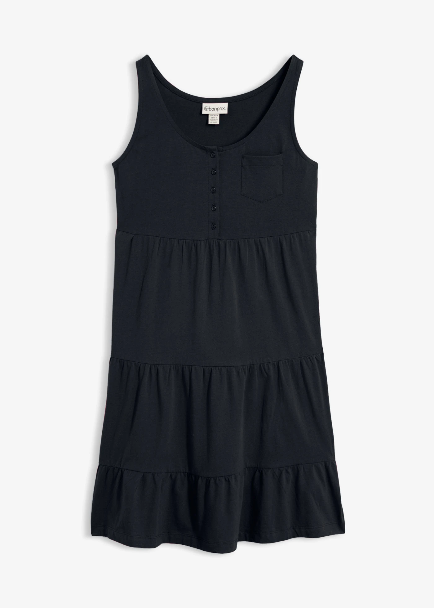 Robe courte en jersey coton • noir • product-page.page-title-suffix