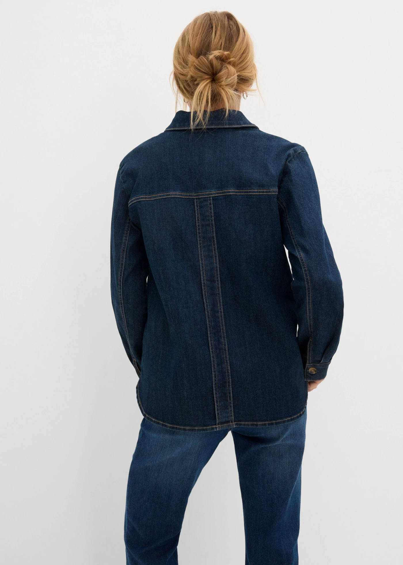 Spijkerjas met biologisch katoen • donkerblauw denim • bonprix online shop