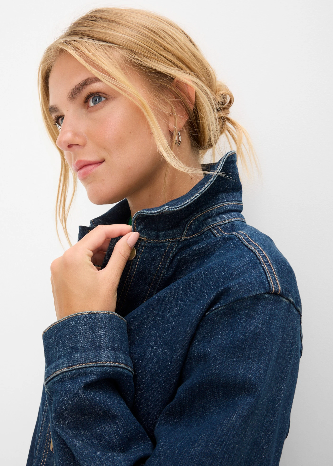 Spijkerjas met biologisch katoen • donkerblauw denim • bonprix online shop