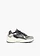 Sneakersy chunky marki Fila ze zwierzęcymi detalami, kolor: czarno-srebrny w panterkę