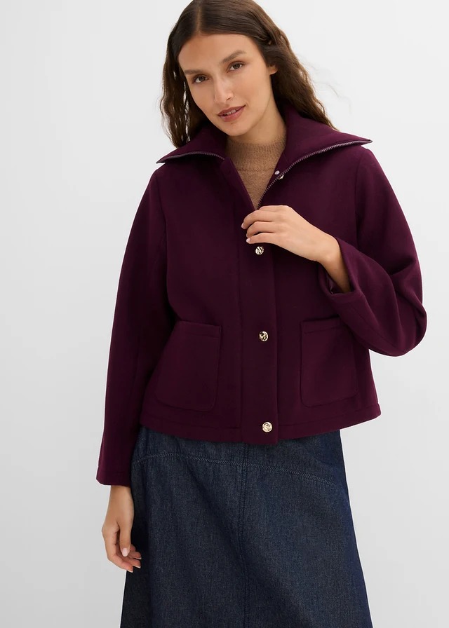 Bomber • wijnrood • bonprix online shop