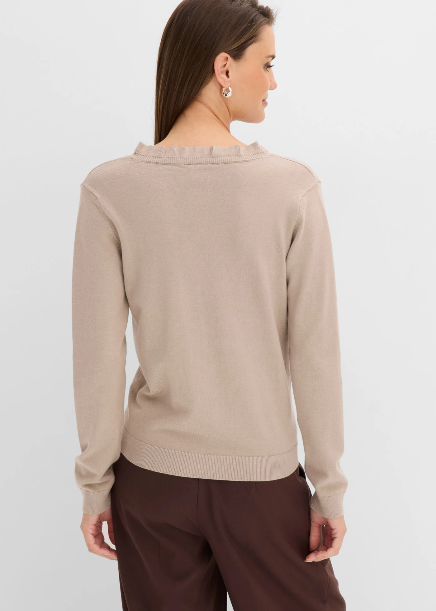 Gilet fluide en fine maille • pierre naturelle • Boutique bonprix