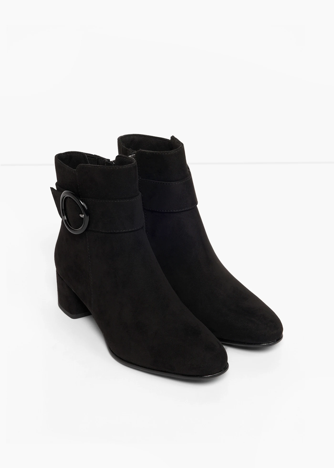 Enkellaarsjes met gesp van Marco Tozzi • zwart • bonprix online shop