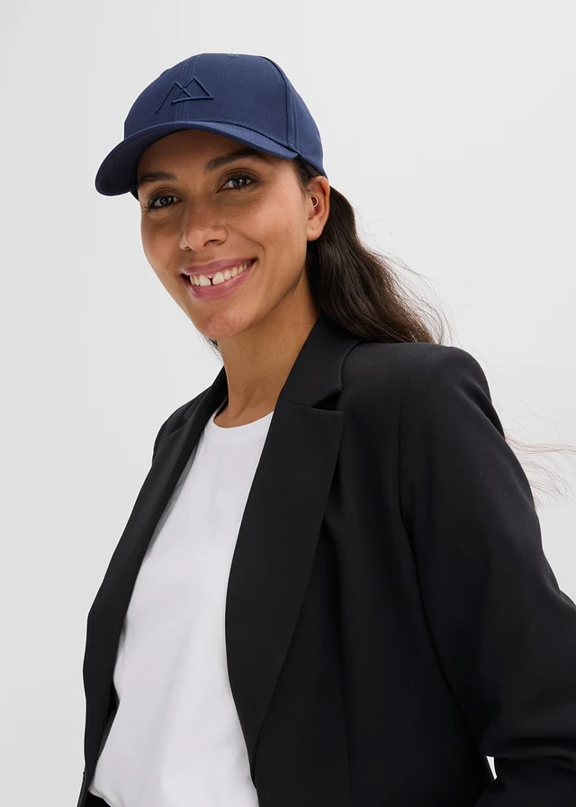 Casquette 100% coton • bleu foncé • Boutique bonprix
