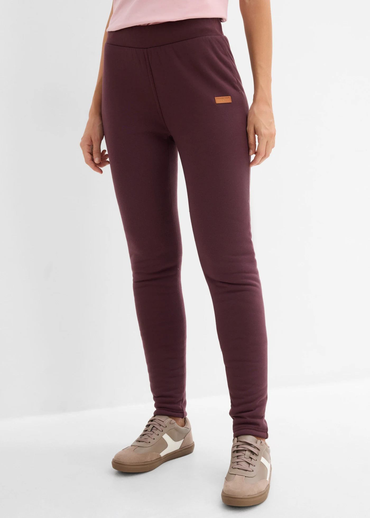 Thermolegging met teddy voering • cacaobruin • bonprix online shop