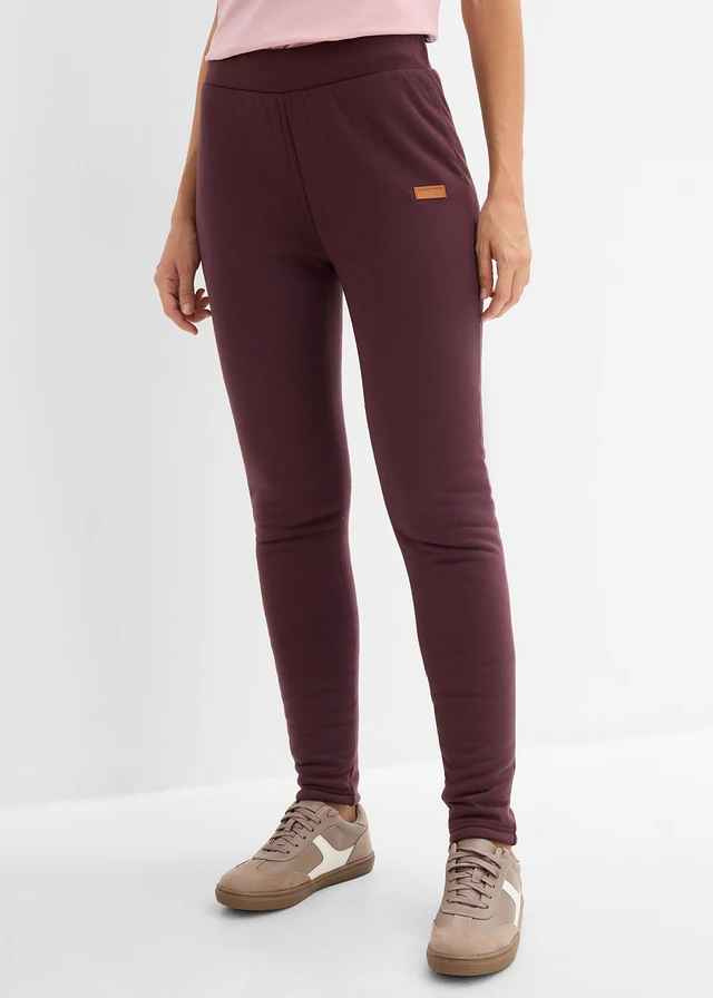 Thermolegging met teddy voering • cacaobruin • bonprix online shop