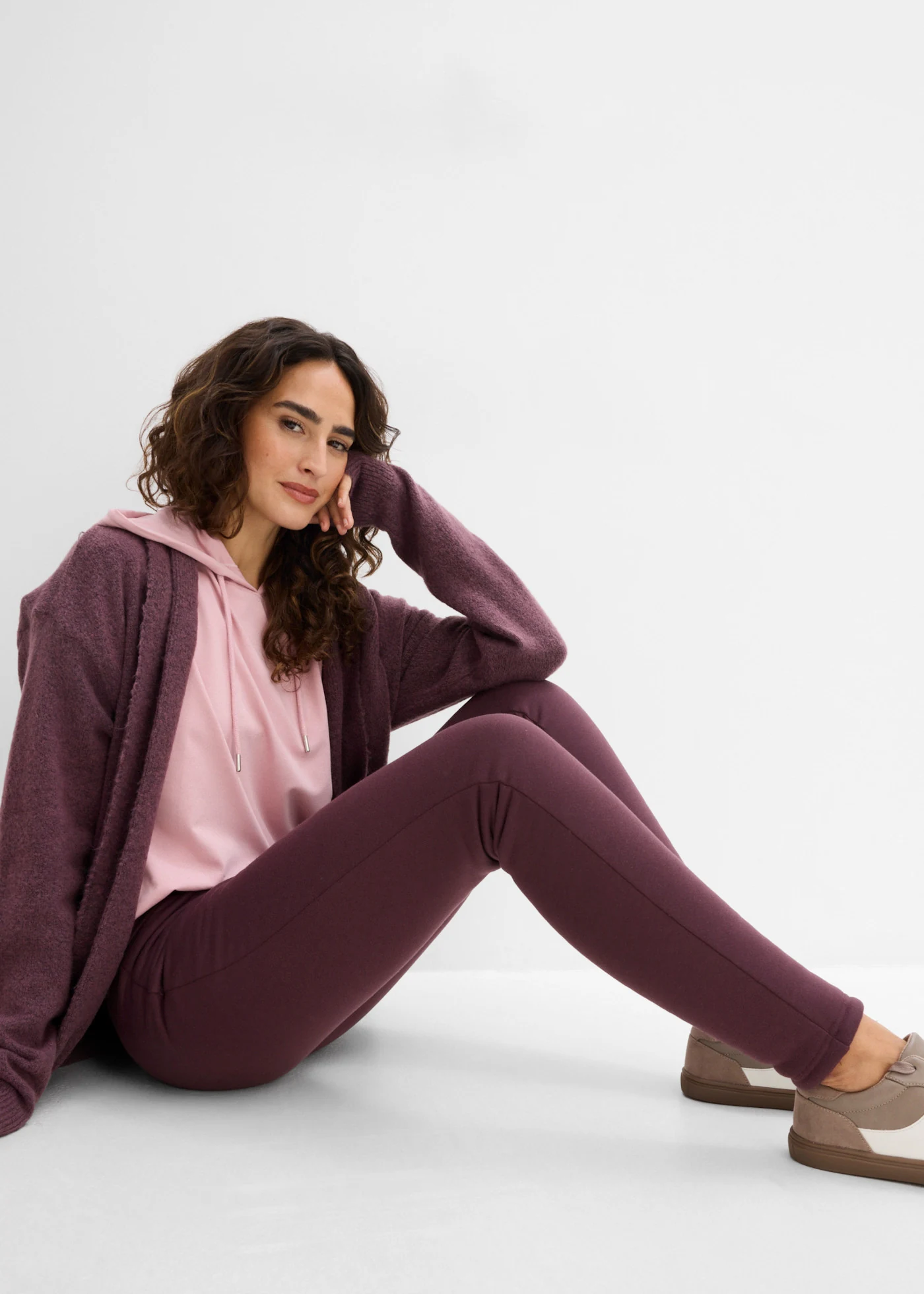 Legging chaud avec doublure peluche • marron chocolat • Boutique bonprix