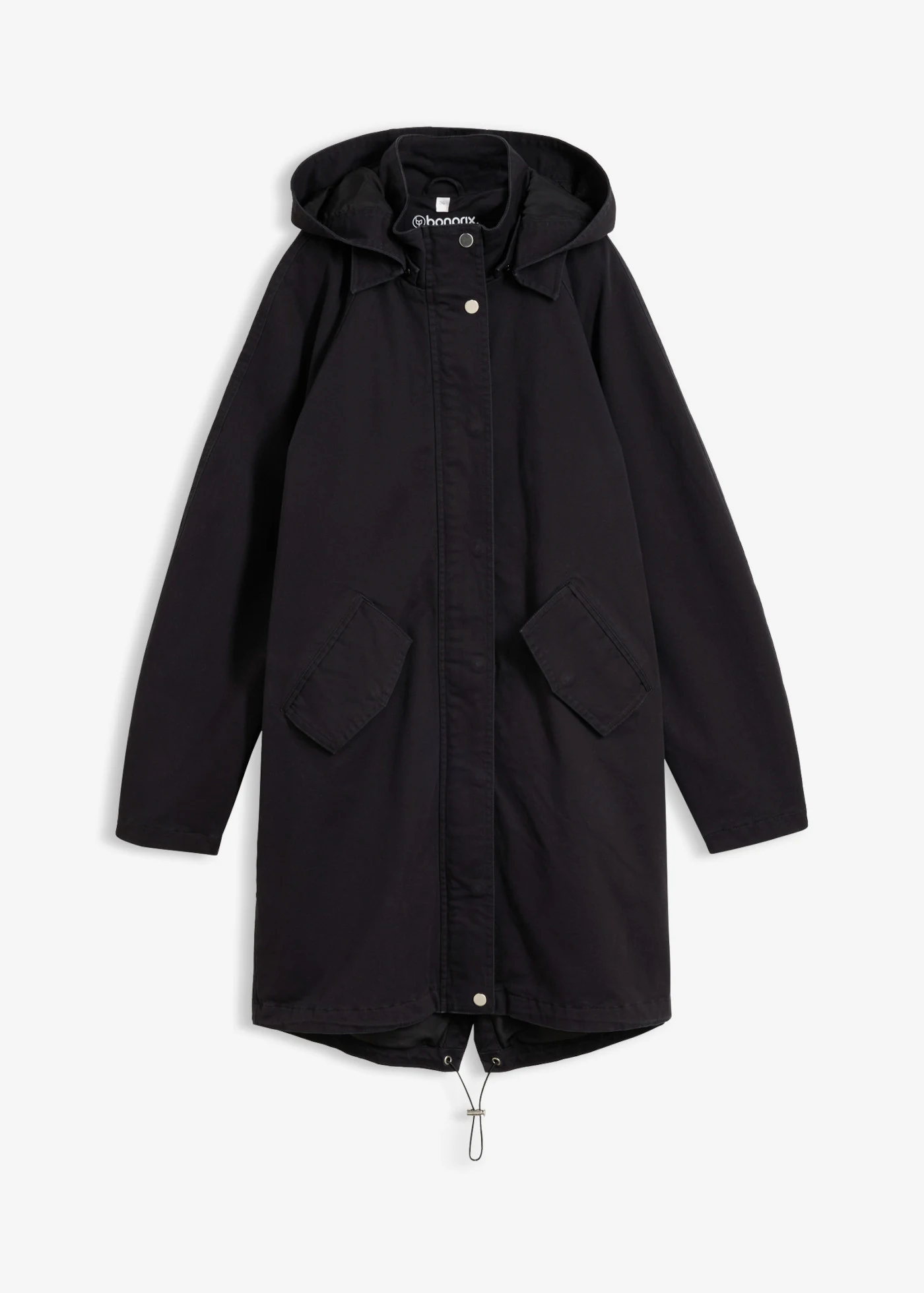 Vízlepergető parka kabát • fekete • bonprix áruház