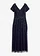 Jurk met pailletten, Kleur: blauw