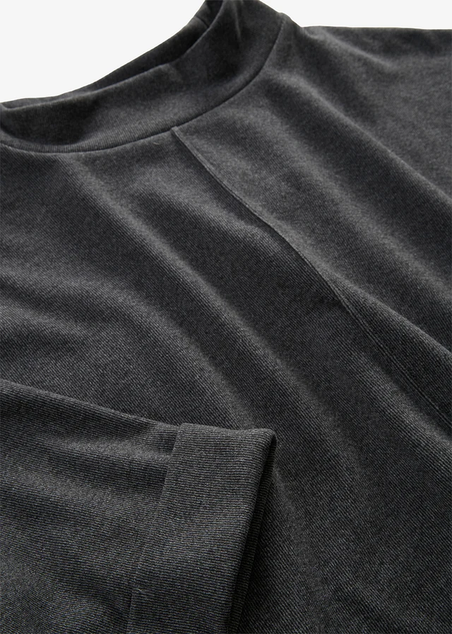 Jersey jurk • antraciet gemêleerd • bonprix online shop