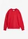 Sweat oversize 100% coton, Couleur: rouge
