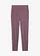 Warme geribde thermoleggings, Kleur: donkermauve
