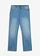 Jeansy termiczne flared, średni stan, kolor: jasnoniebieski denim