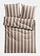 Parure de lit en flanelle, Couleur: marron/beige