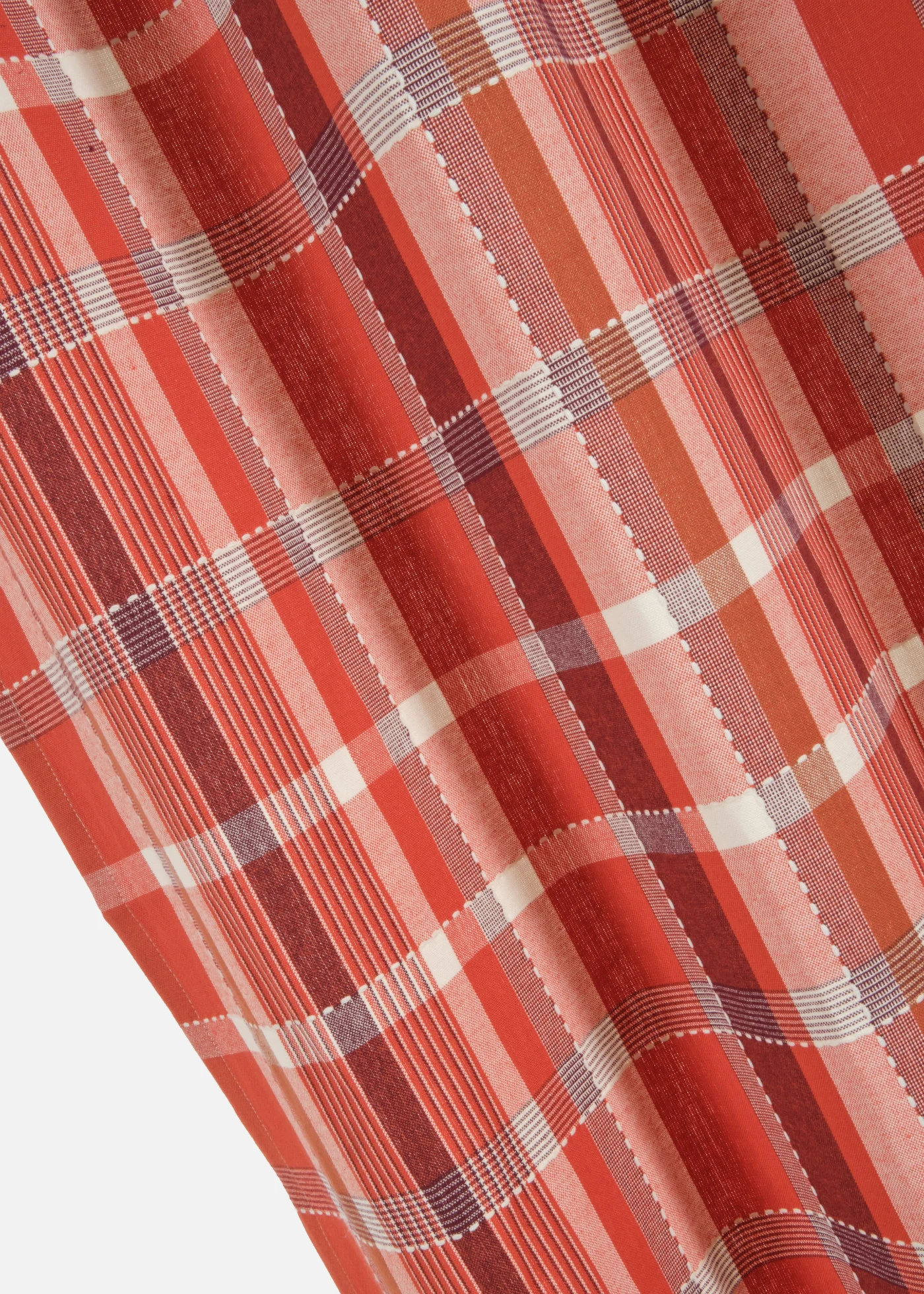Gordijn van biologisch katoen (1 stuk) • esdoornrood/cognac/lavaoranje • bonprix online shop