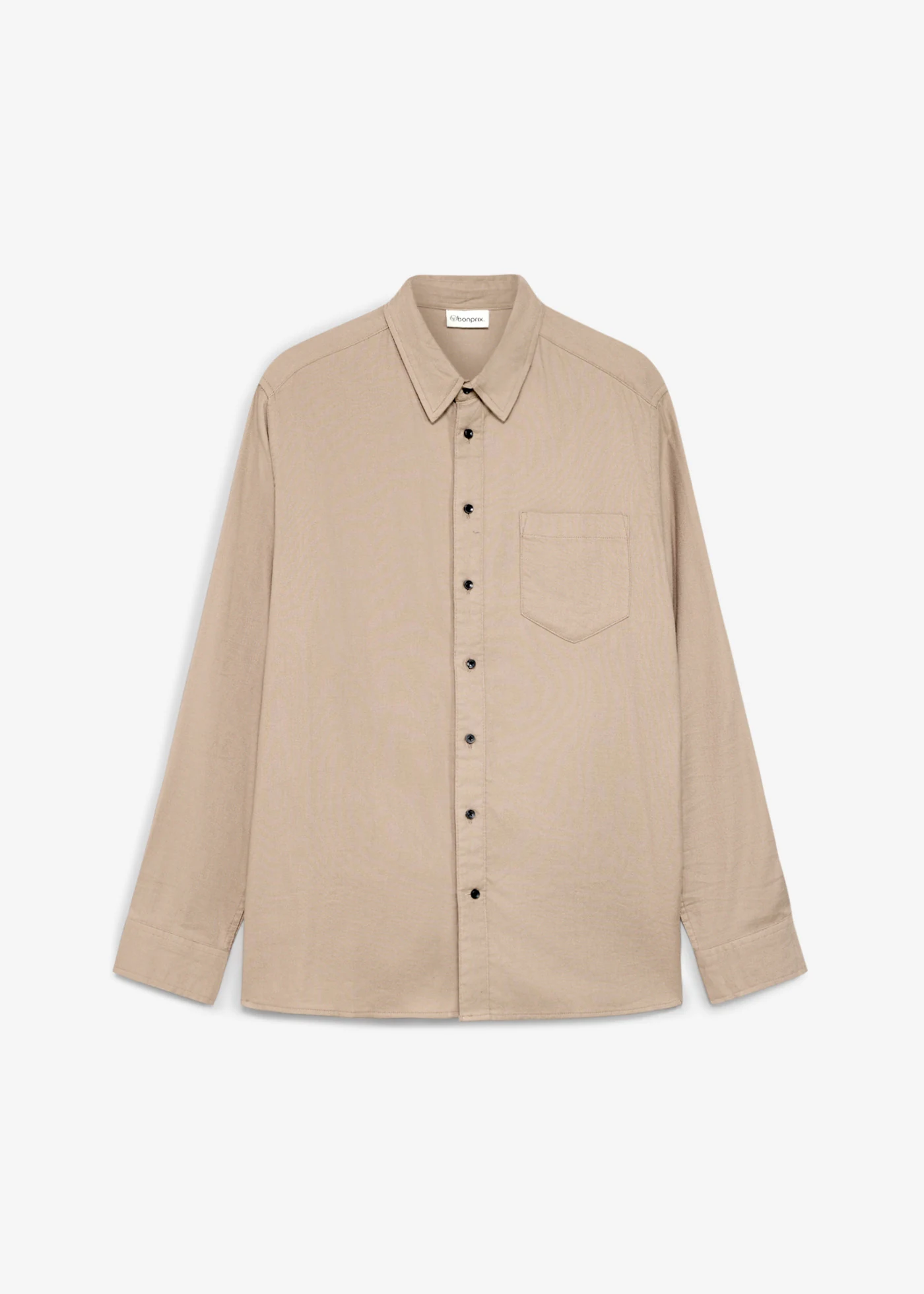 Flanelová košile z organické bavlny, Regular Fit • hnědošedá • bonprix obchod