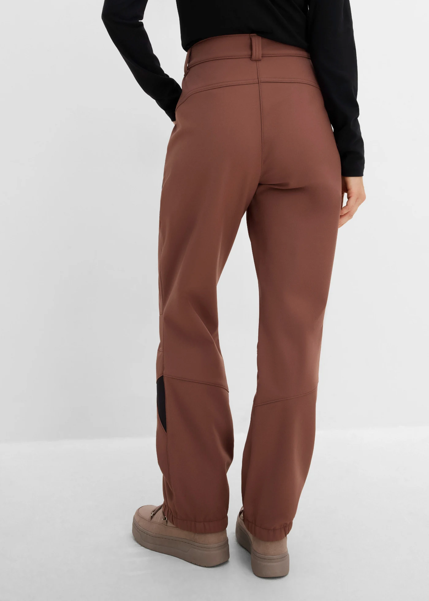Waterafstotende softshell broek • lichtbruin • bonprix online shop