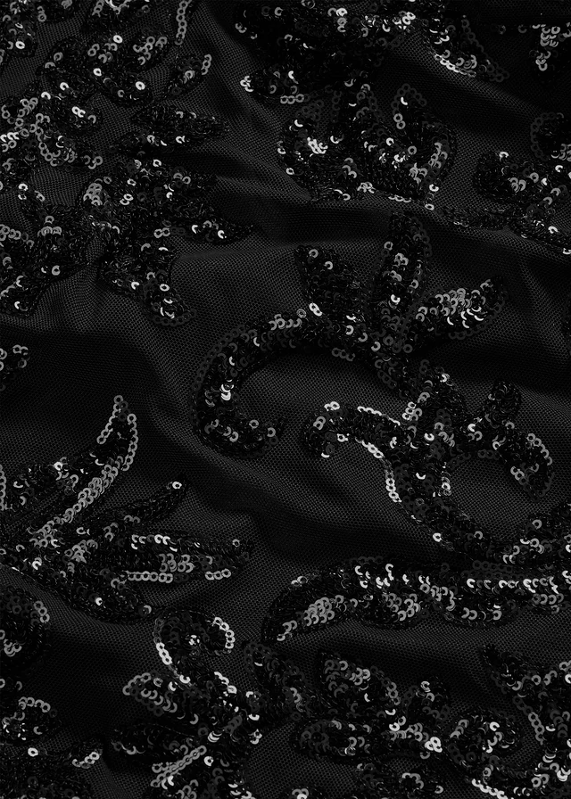 Robe à sequins avec découpe dos, Couleur: bordeaux-beige