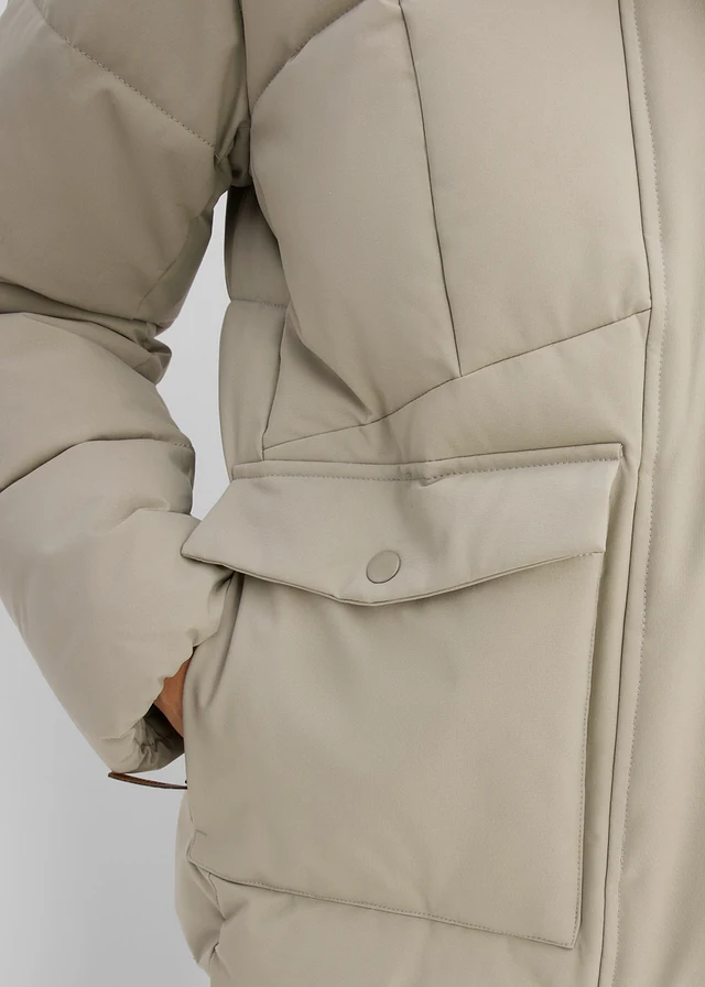 Doudoune déperlante • gris vert • Boutique bonprix