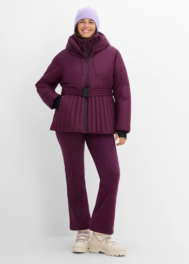 Waterafstotende ski-jas, Kleur: vlierbes