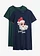 Lot de 2 chemises de nuit 100% coton, Couleur: bleu foncé-vert profond