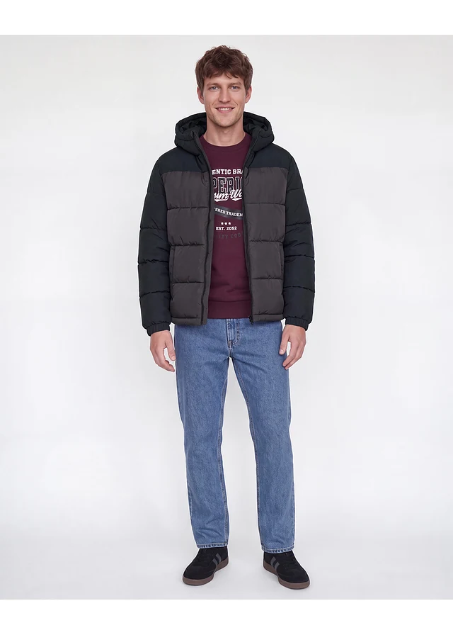 Doudoune JJ REBEL, Couleur: asphalte