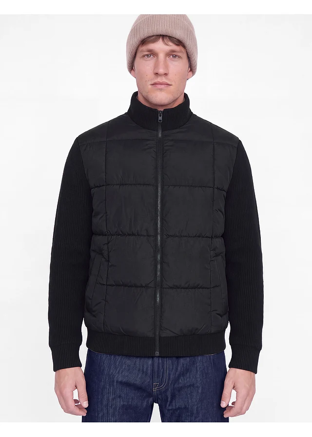 Veste matelassée JJ REBEL • noir • Boutique bonprix