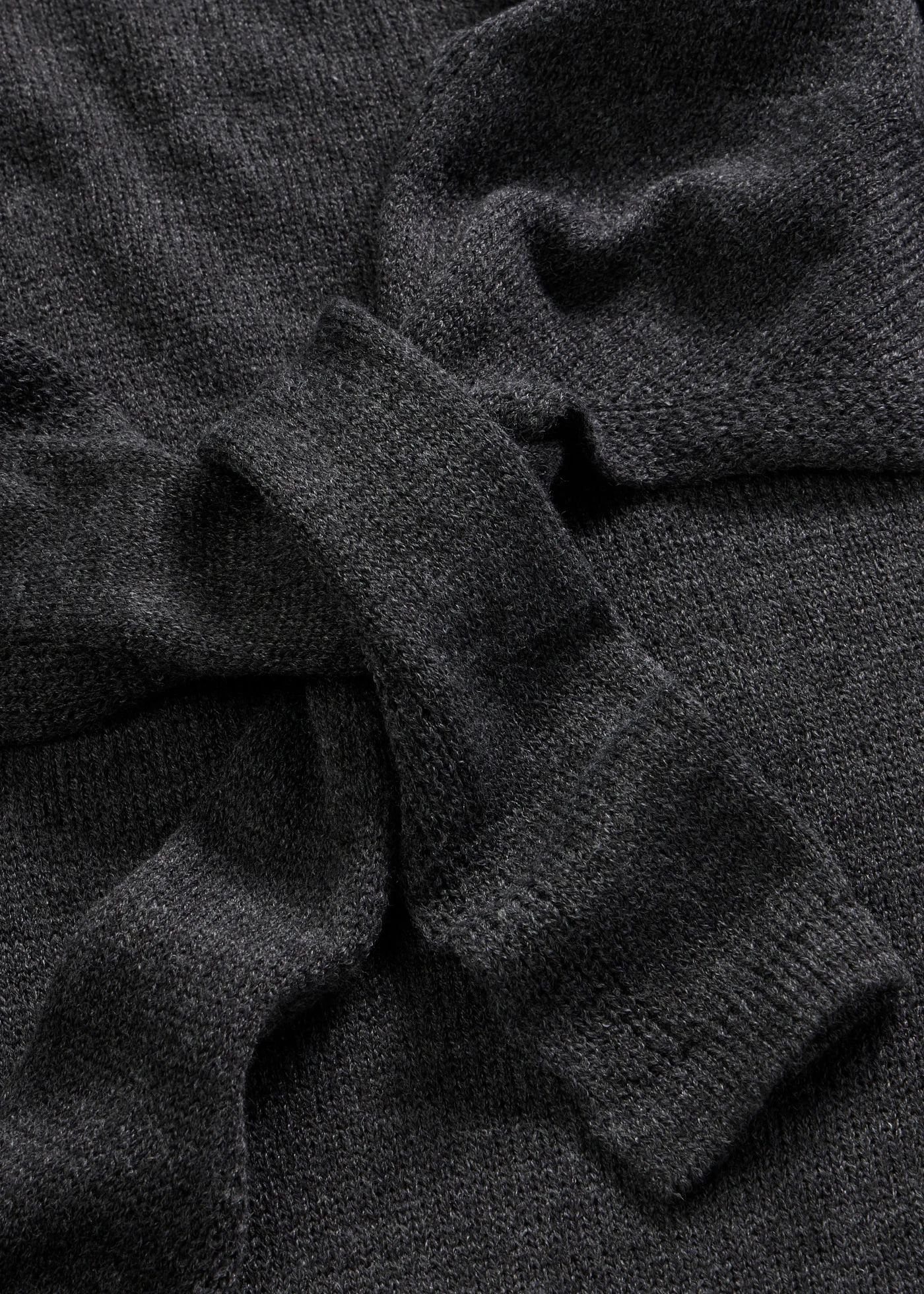 Robe midi en maille • anthracite chiné • Boutique bonprix