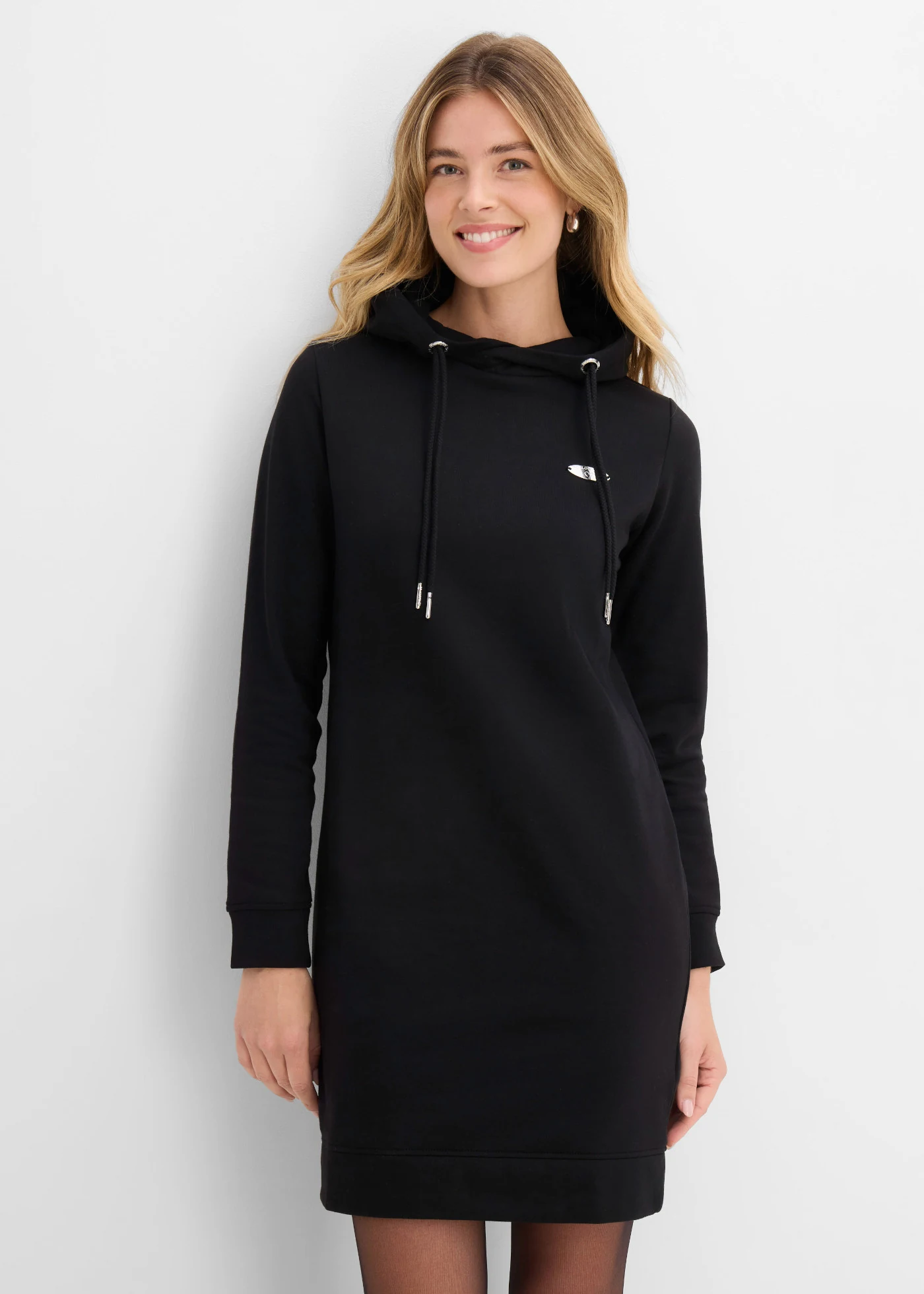 Robe sweat à capuche • noir • Boutique bonprix
