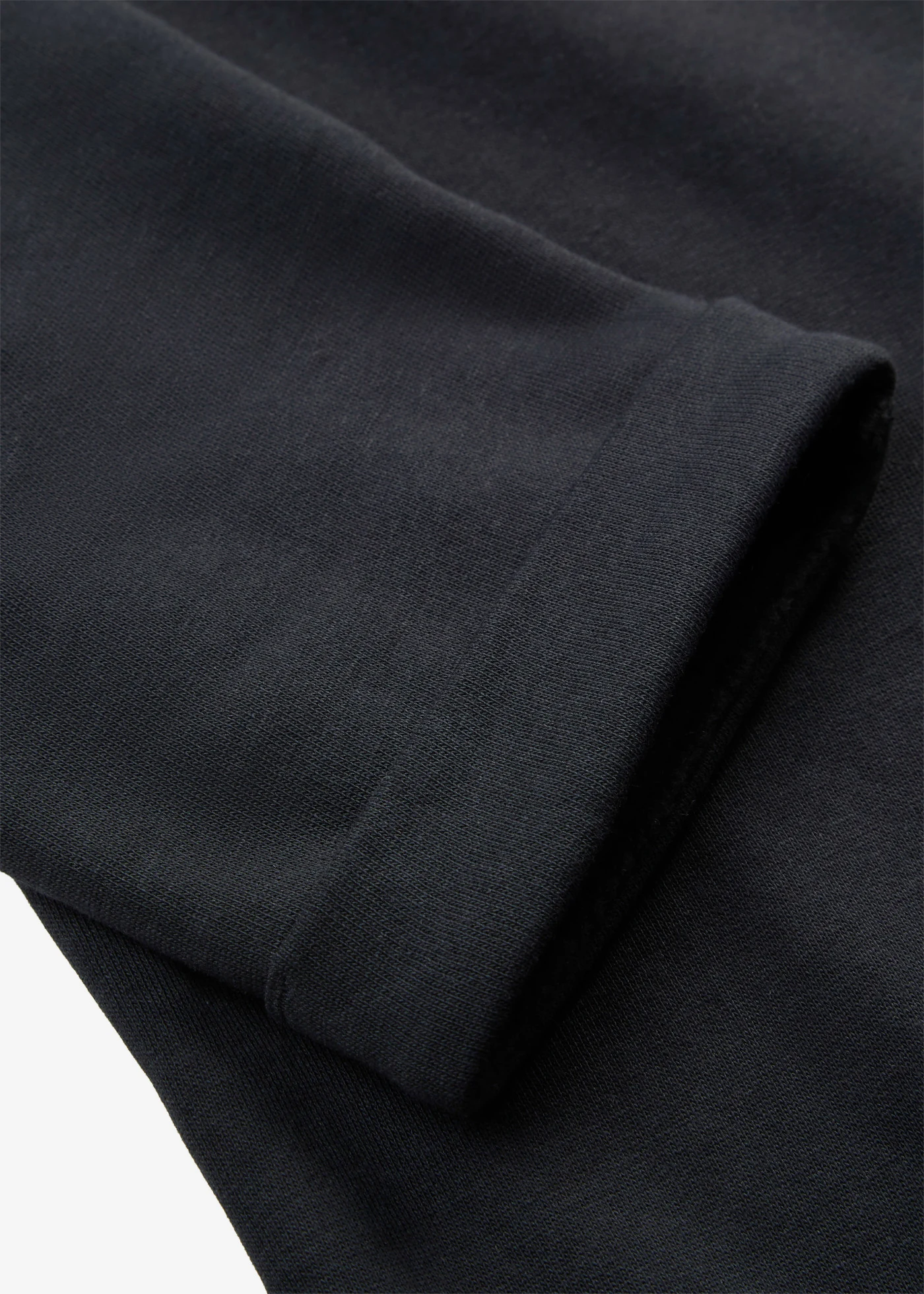 Robe sweat manches 3/4, intérieur gratté doux • noir • Boutique bonprix