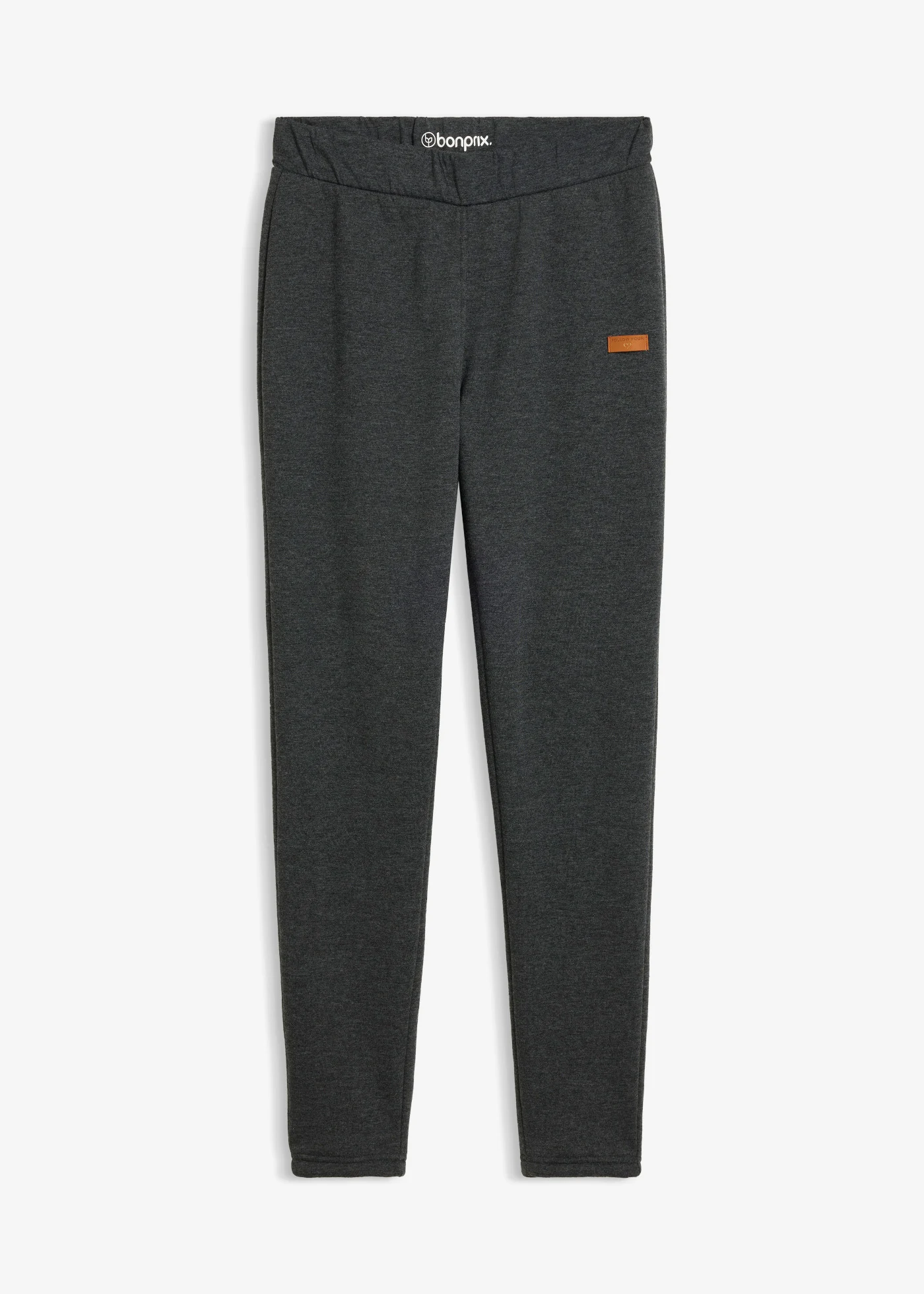 Thermolegging met teddy voering • antraciet gemêleerd • bonprix online shop