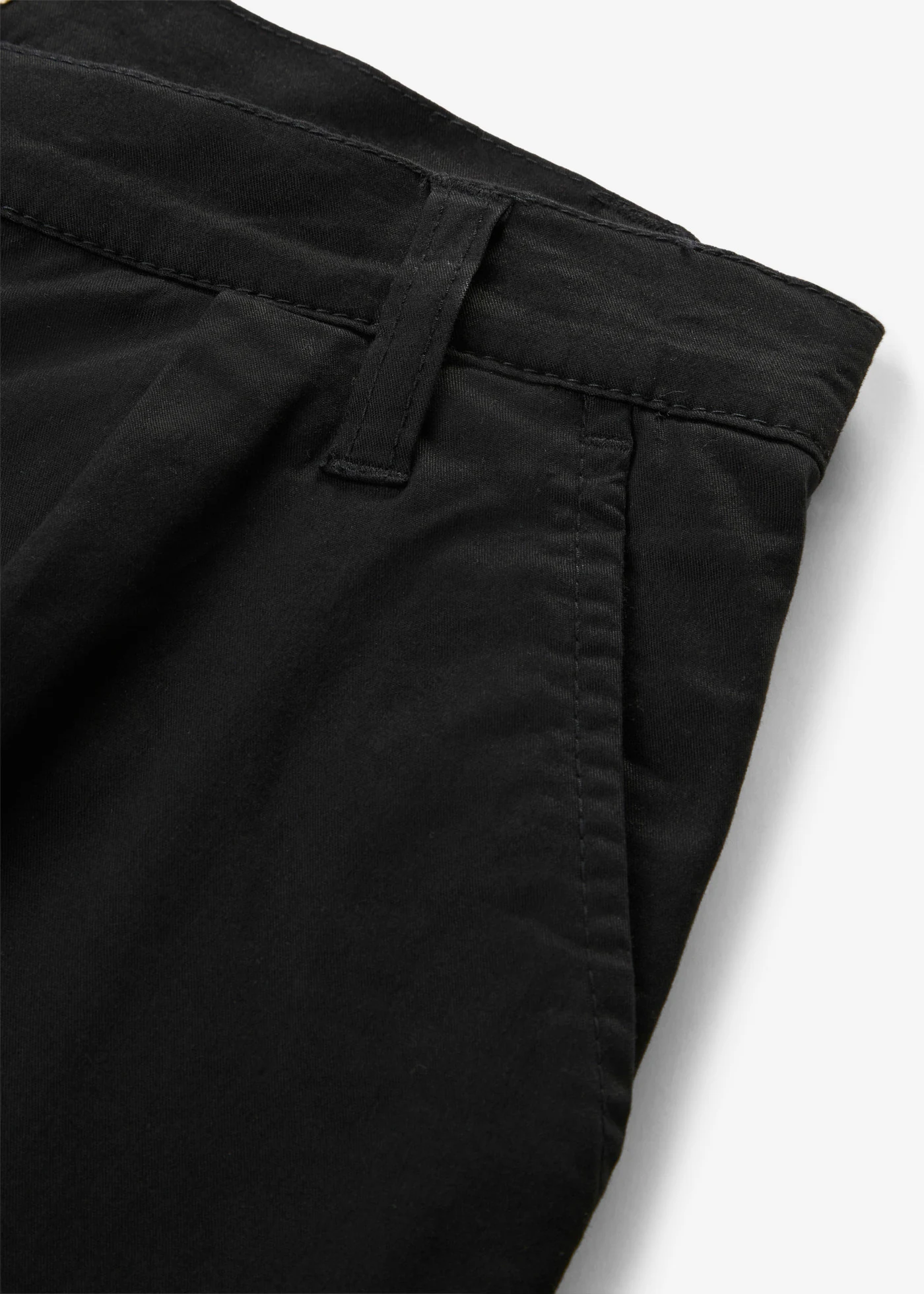Pantalon chino doublé en coton extensible • noir • Boutique bonprix